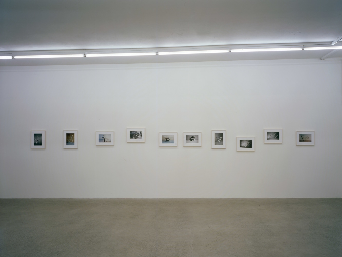 Installation view of Peter Fischli David Weiss photography exhibition
