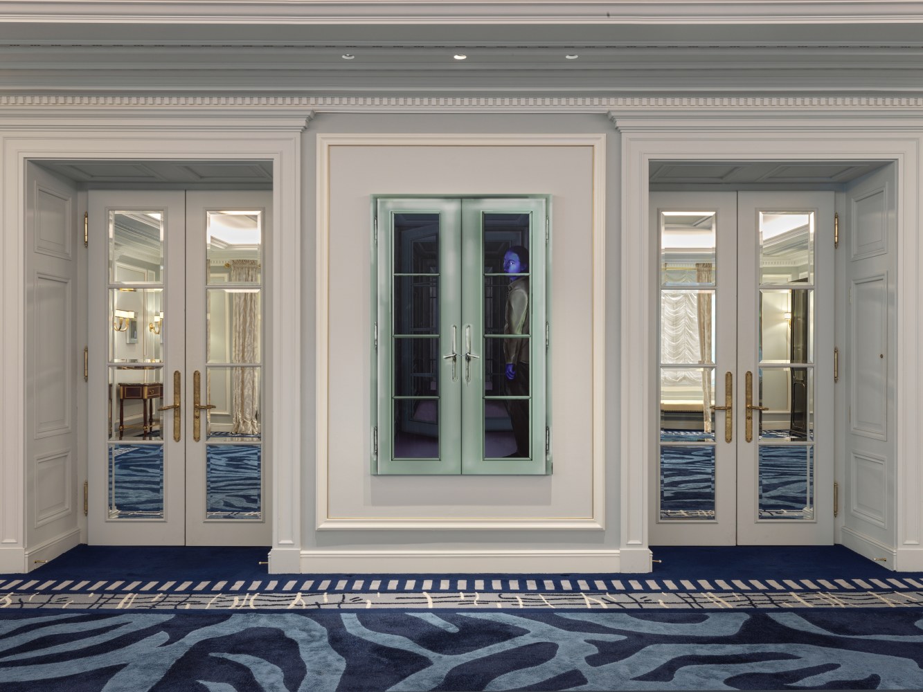 Installation view, Art in the Salon XXIII: Louisa Gagliardi, Baur au Lac Park, Zurich, 2025