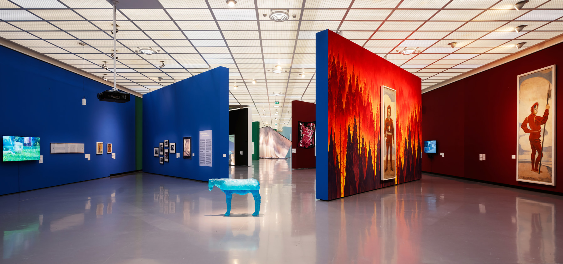 Installation view, Ugo Rondinone, Apropos Hodler &amp;ndash; Current Perspectives on an Icon, Kunsthaus Z&amp;uuml;rich, Zurich, 2024