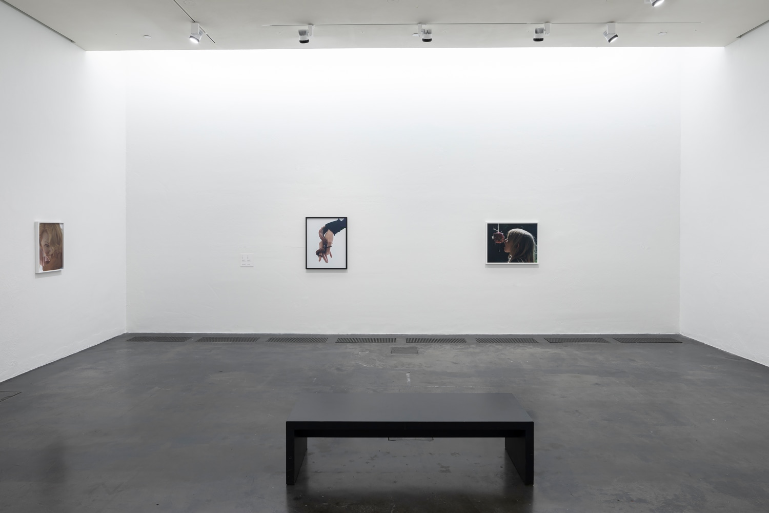 Installation view of photographs by Torbjørn Rødland