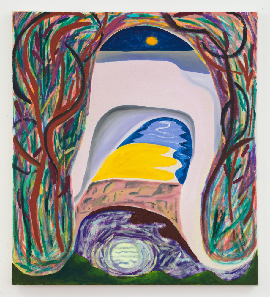 Painting by Shara Hughes