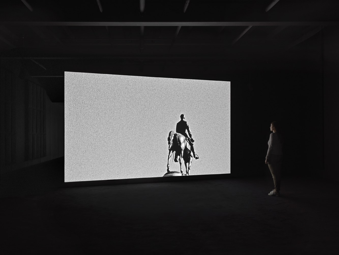 Installation view of works by Adam Pendleton