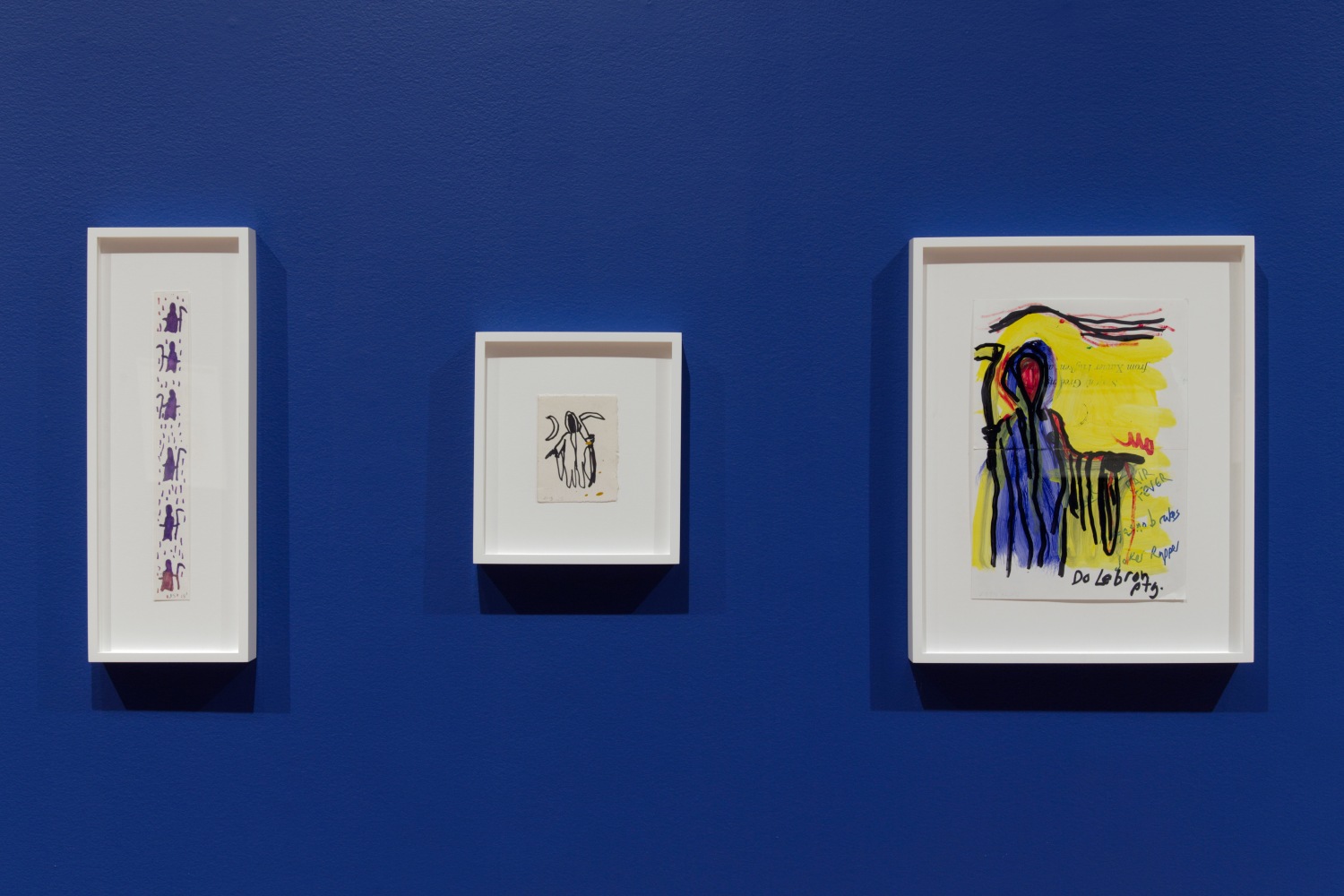 Installation view, Josh Smith, Life Drawing, The Drawing Center, New York, 2024