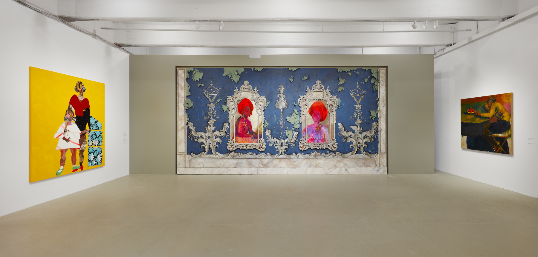 Installation view, Tschabalala Self, Making Their Mark, Shah Garg Foundation, New York, 2024