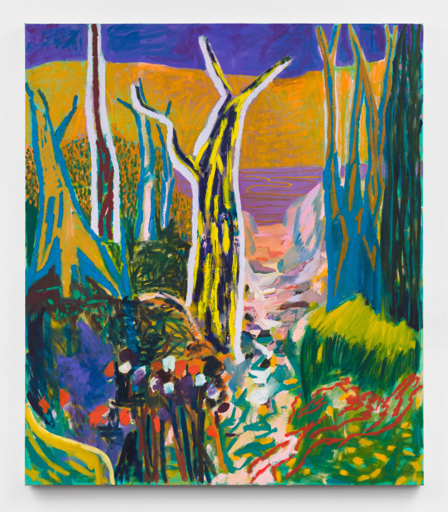 Painting by Shara Hughes