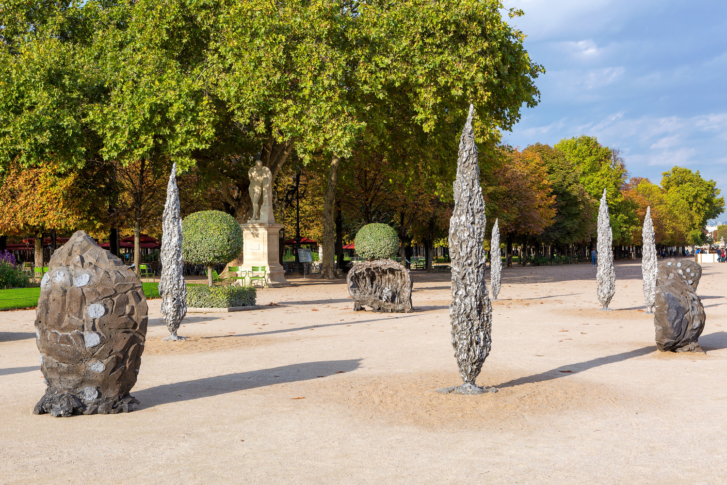 Installation view of sculptures by Jean-Marie Appriou