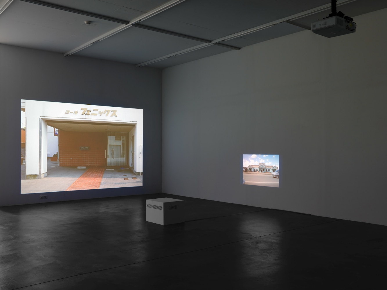 Installation view of Candida Höfer photography exhibition