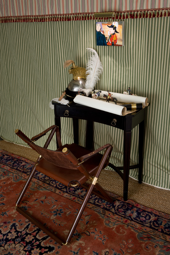 Installation view of works by Karen Kilimnik