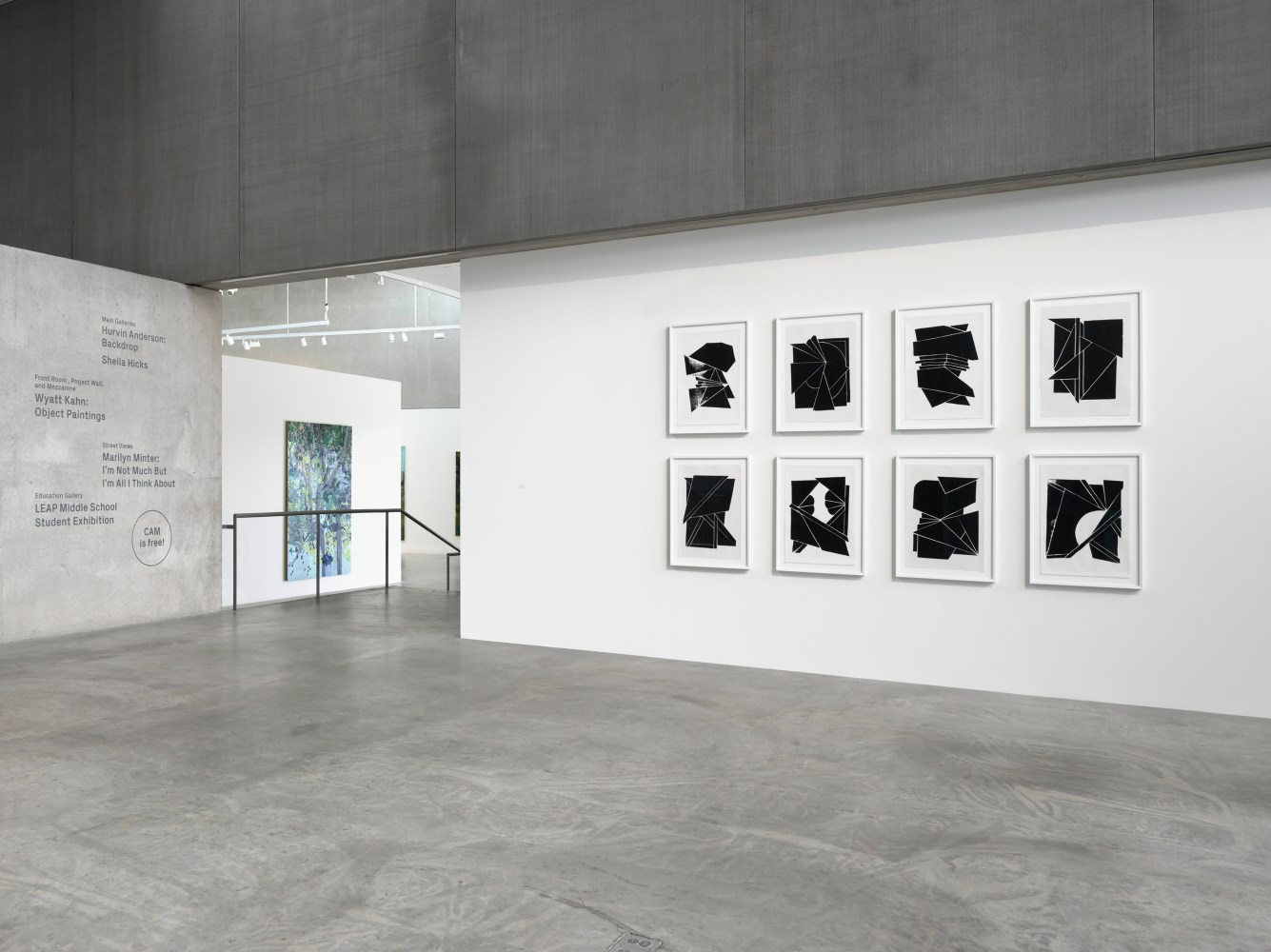 Installation view of works by Wyatt Kahn