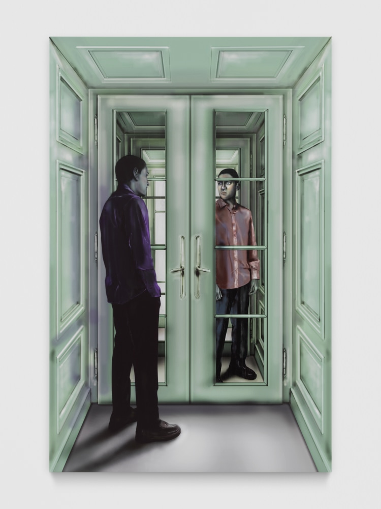 Reunion (Room 7)

2025

Gel medium, nail polish, ink on PVC

170 x 110 cm / 66 7/8 x 43 1/4 in&amp;nbsp;

&amp;copy; Louisa Gagliardi