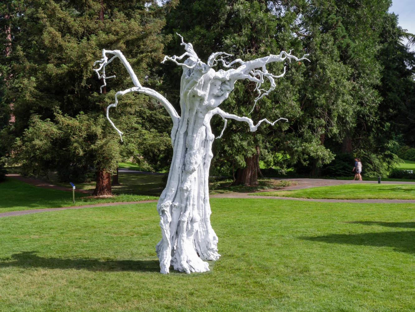 Installation view of sculpture by Ugo Rondinone