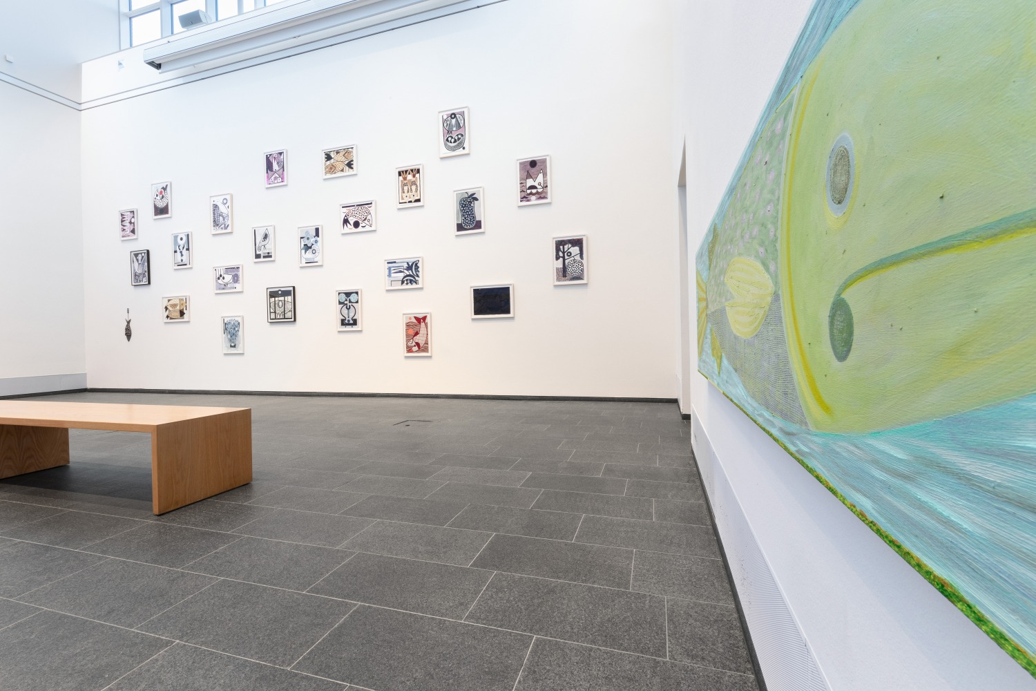 Installation view, Austin Eddy, Sea Song, Kunsthalle Emden, Emden, 2025