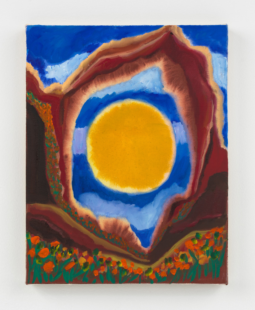 Keep It In
2021
Oil and acrylic on canvas
35.5 x 28 x 2.5 cm / 14 x 11 x 1 in​
&amp;copy; Shara Hughes