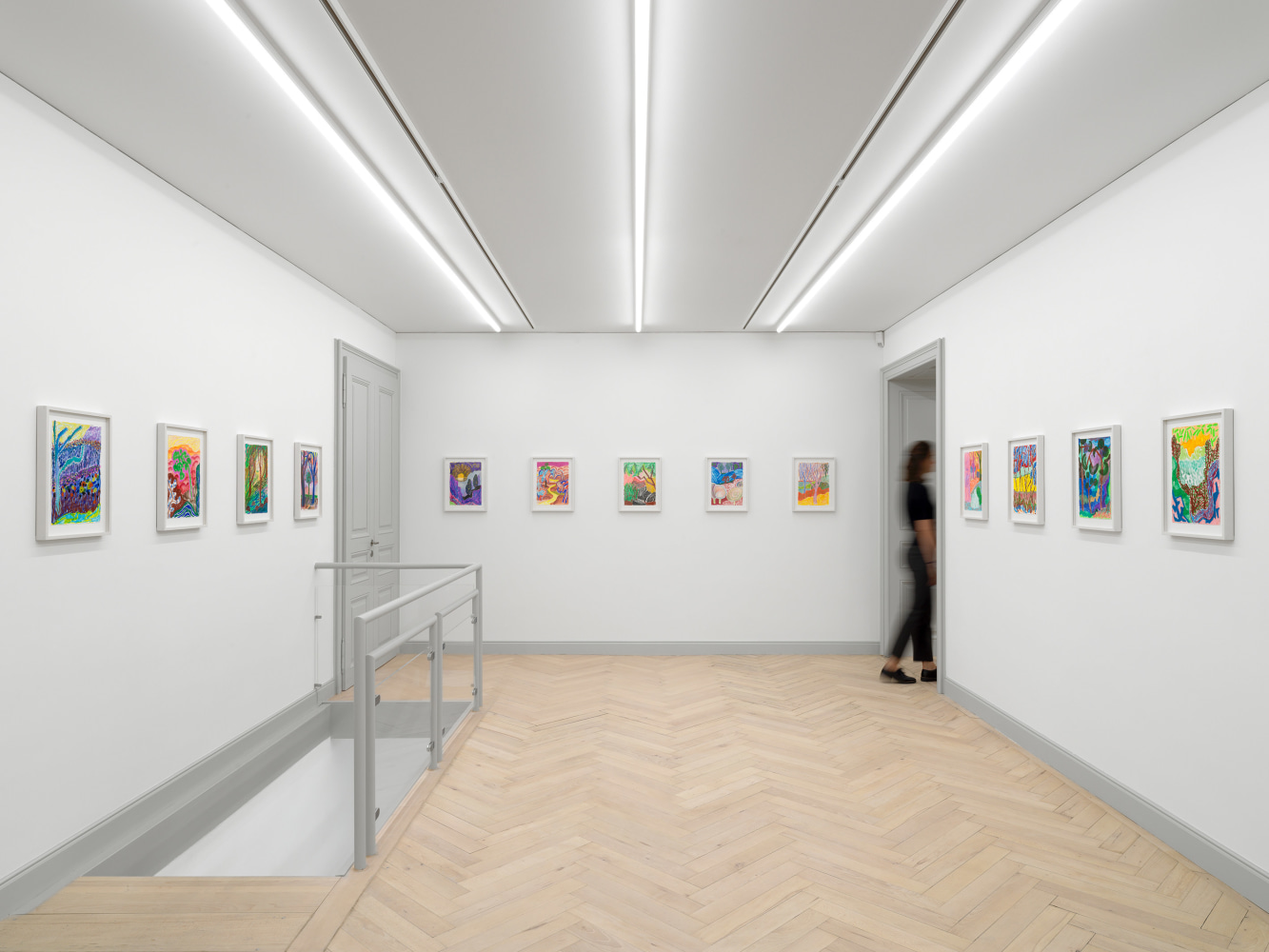 Exhibition View, Shara Hughes,&amp;nbsp;Day by Day by Day, Galerie Eva Presenhuber, Zurich, CH