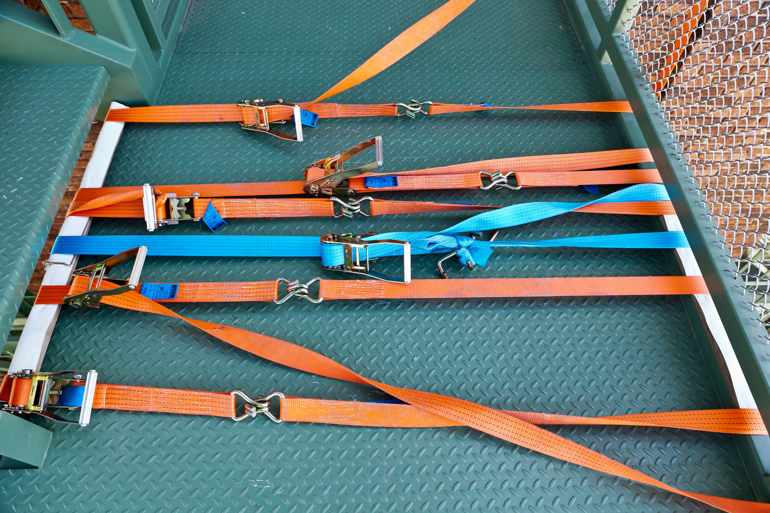 Installation view of sculptures by Matias Faldbakken