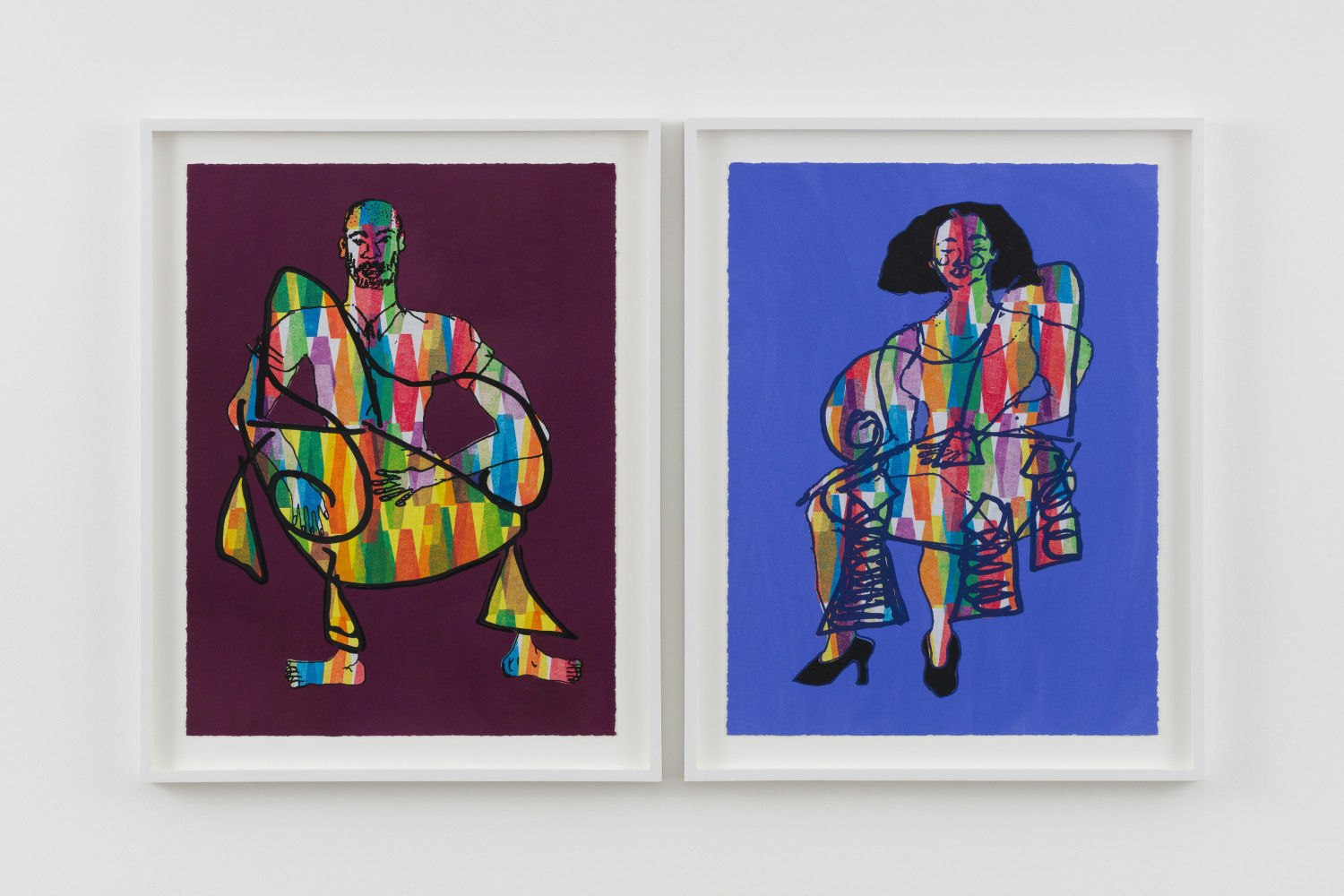 Work by Tschabalala Self