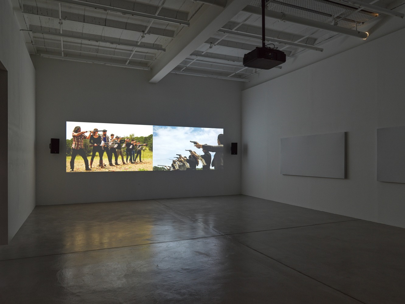 Installation view, Raven Chacon, Galerie Eva Presenhuber, Maag Areal, Zurich, 2024