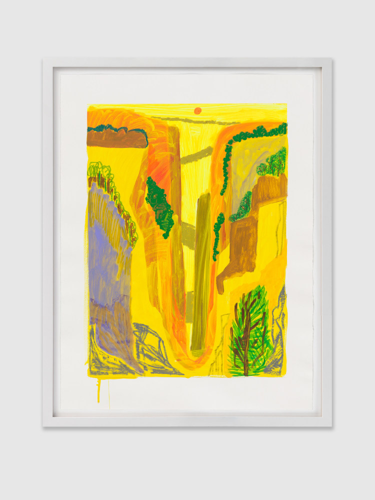 THE SLIGHTEST MISTAKE 3 2019 Printed ink and mixed media on paper Image 98 x 73.5 cm / 38 1/2 x 29 in Frame 107 x 82.5 x 4 cm / 42 1/8 x 32 1/2 x 1 5/8 in