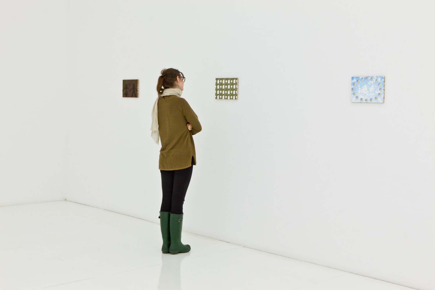 Installation view of works by Jean-Frédéric Schnyder