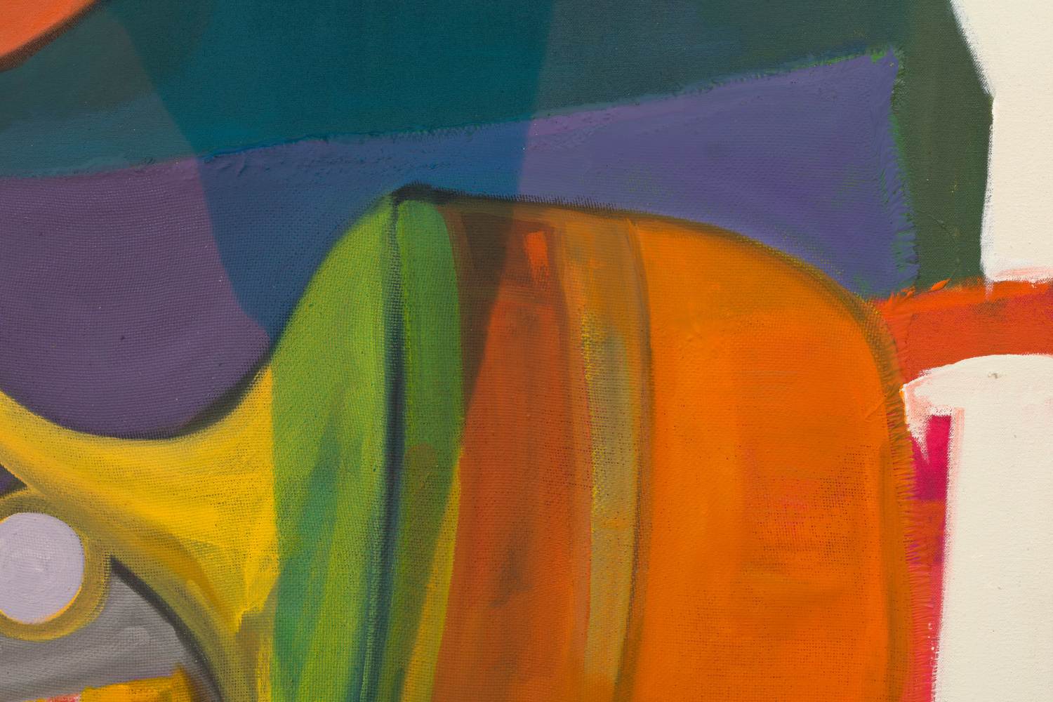 Detail of painting by Alex Hubbard