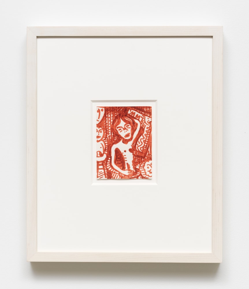 The Long Armed Torso

2010

Ink on paper

Sheet 11.5 x 9 cm / 4 1/2 x 3 1/2 in

Frame 37.5 x 31 x 4 cm / 14 3/4 x 12 1/4 x 1 1/2 in

&amp;copy; Steven Shearer