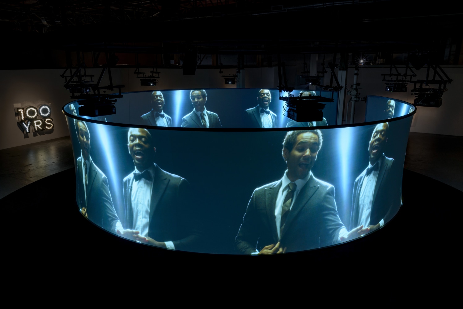 Installation view of Works by Doug Aitken