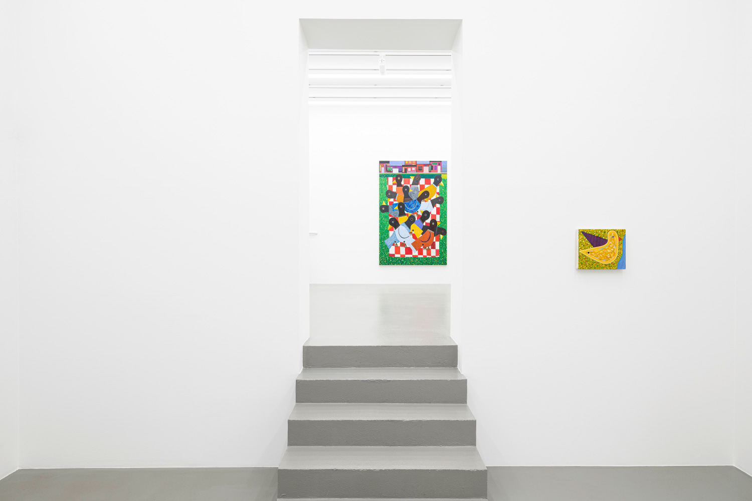Installation view, Austin Eddy, Songs For The Sun., Galerie Eva Presenhuber, Vienna, 2024