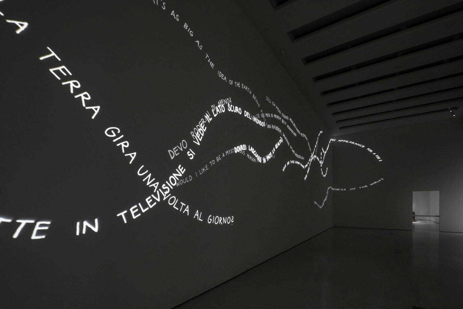 Installation view of sculptures by Peter Fischli and David Weiss