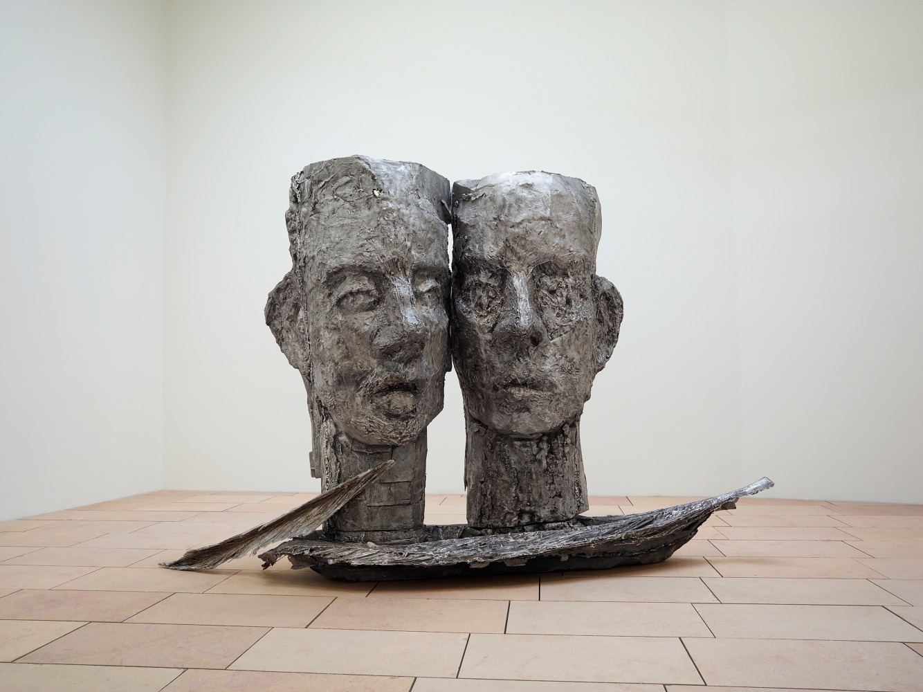 Installation view of sculpture by Jean-Marie Appriou