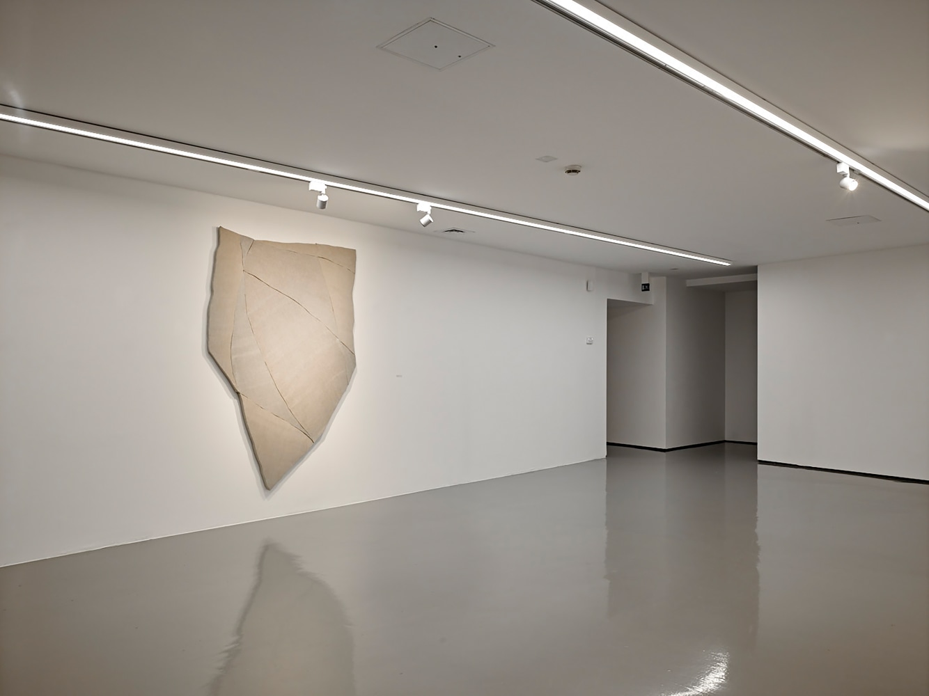 Installation view of works by Wyatt Kahn