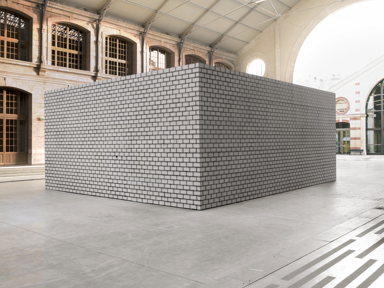 Installation view of installation by Ugo Rondinone