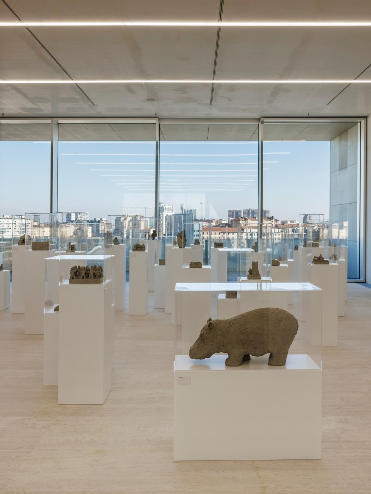 Installation view, Peter Fischli David Weiss, Suddenly This Overview, Fondazione Prada, Milan, 2023