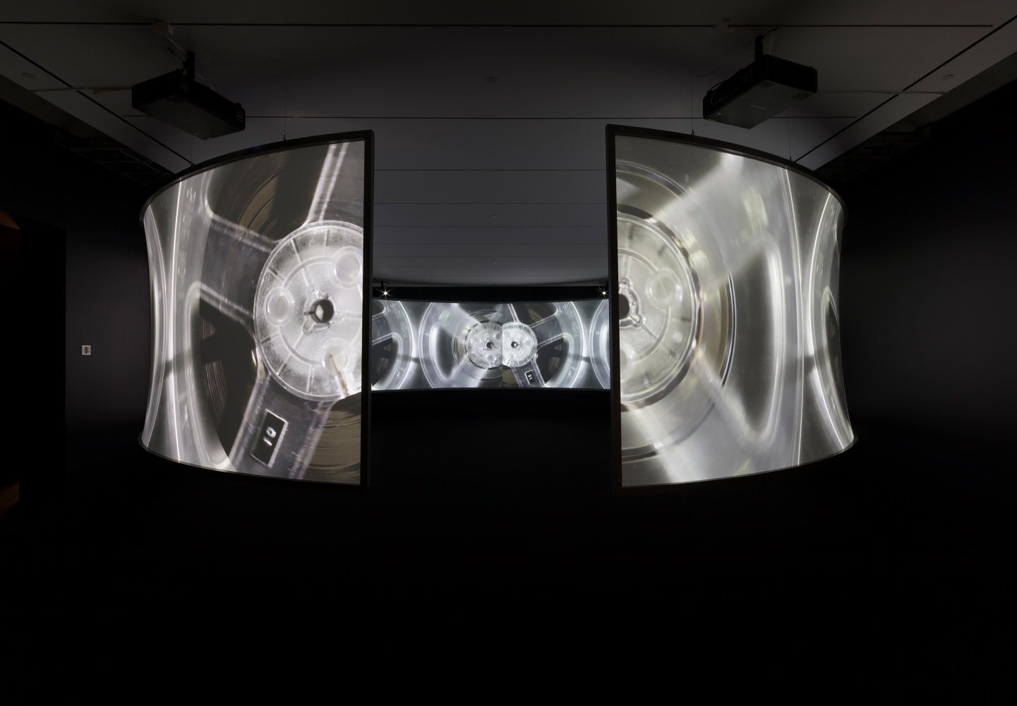 Installation view of Works by Doug Aitken