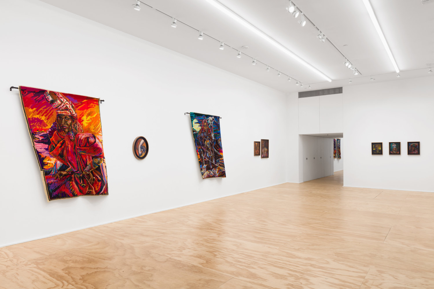 Installation view, Athi-Patra Ruga,&amp;nbsp;Act One ...In Travesti ., Eva Presenhuber, New York,&amp;nbsp;2021