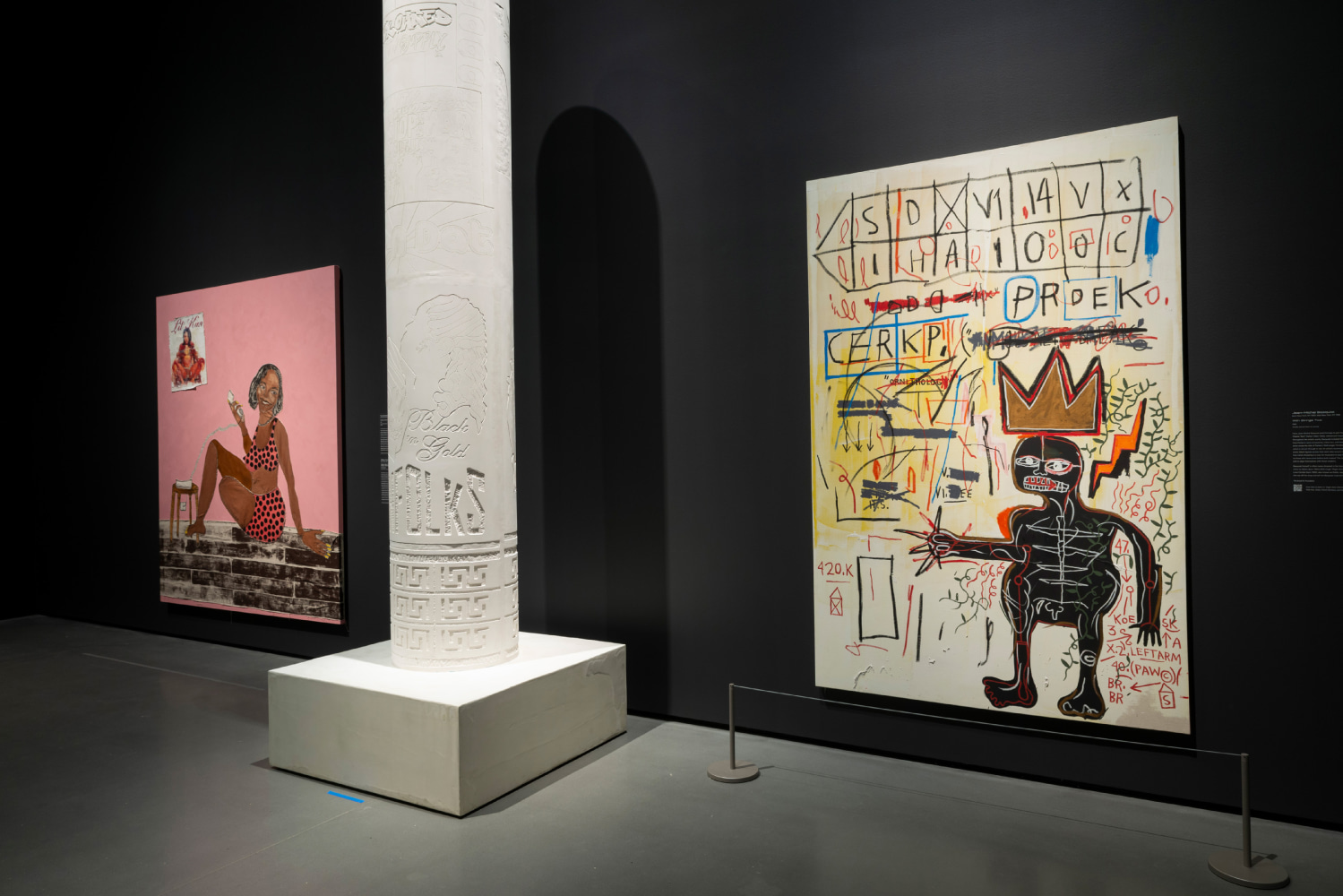 Installation view, The Culture: Hip Hop and Contemporary Art in the 21st Century, Baltimore Museum of Art, Baltimore, 2023