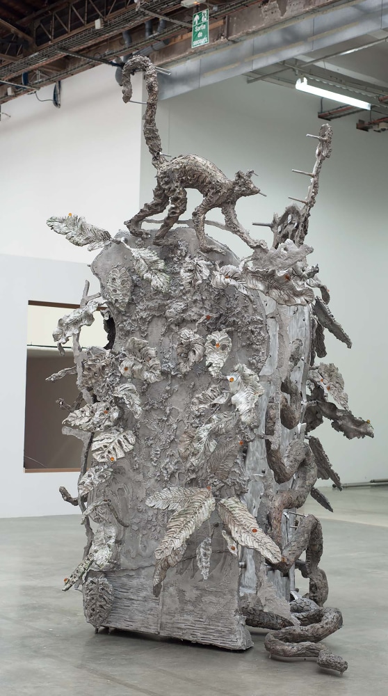 Installation view of sculptures by Jean-Marie Appriou