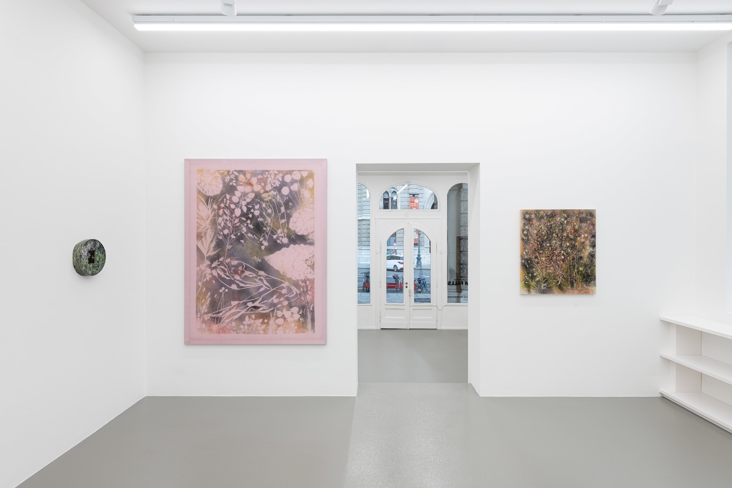 Installation view, Sam Falls, Vienna