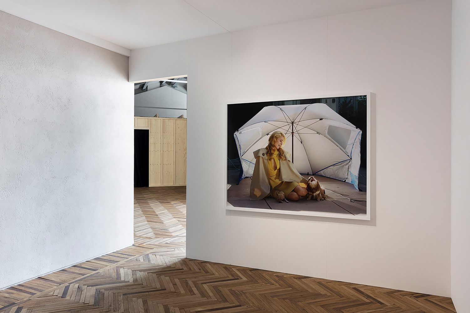 Installation view of photographs by Torbjørn Rødland