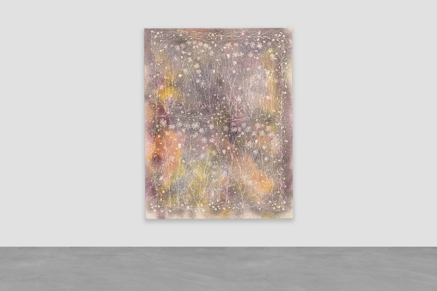 pigment painting by Sam Falls