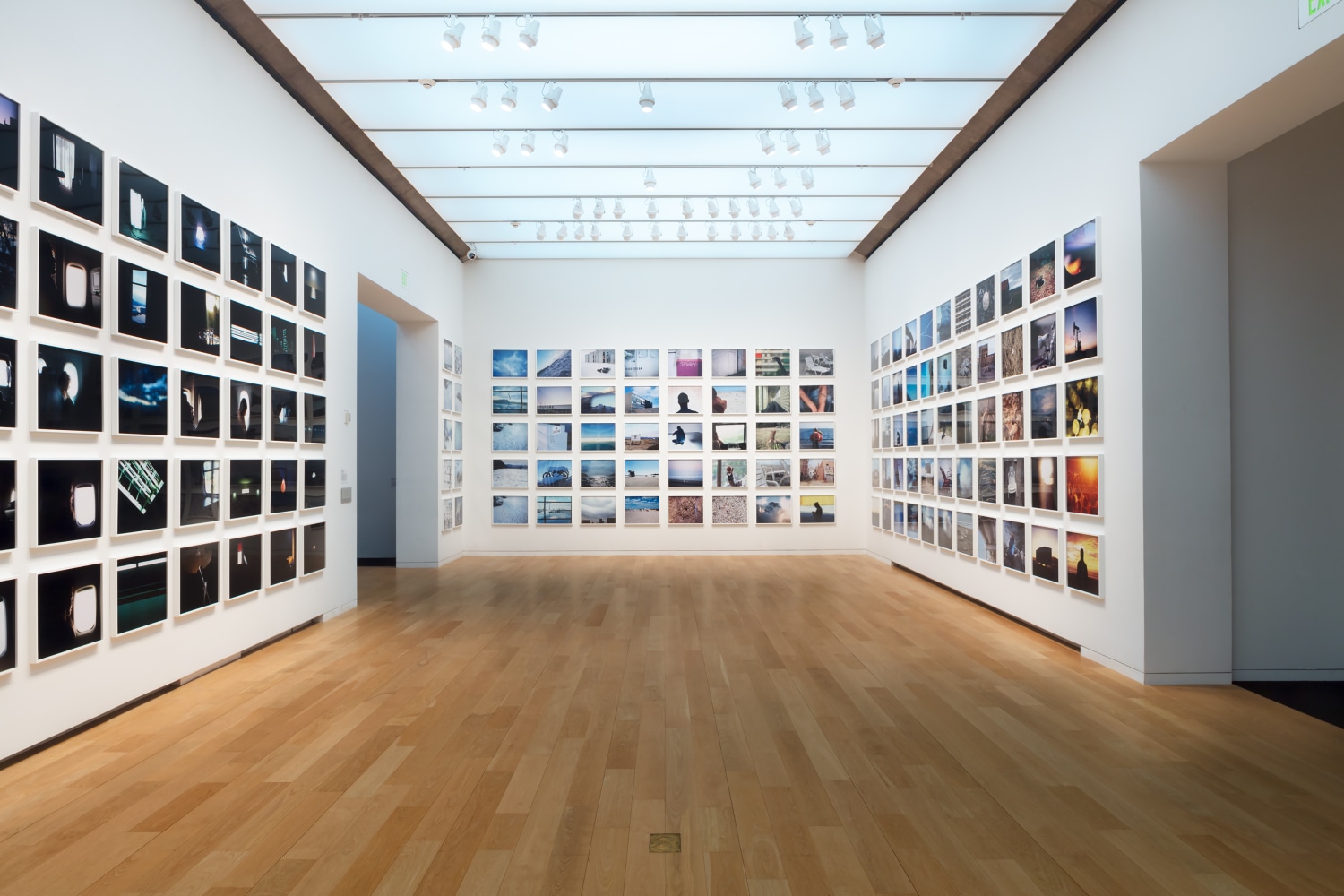Installation view of Works by Doug Aitken