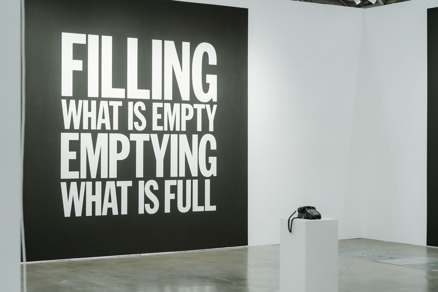 Installation view, John Giorno, Dial-A-Poem, Art Busan, Busan, 2024