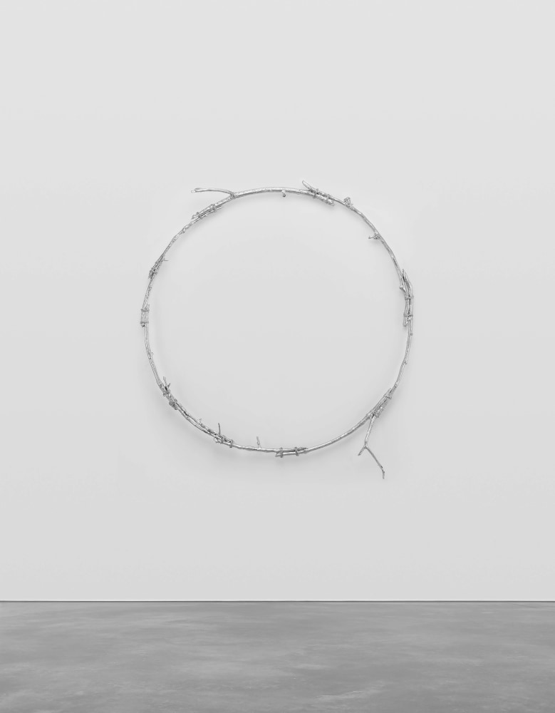 UGO RONDINONE&amp;nbsp;
the moon at 6:30 am
2021
Silverleafed bronze
Ed. 1/3 + 1 AP
&amp;oslash; 120 &amp;nbsp;cm / &amp;oslash; 47 1/4 &amp;nbsp;in
RONDI48412