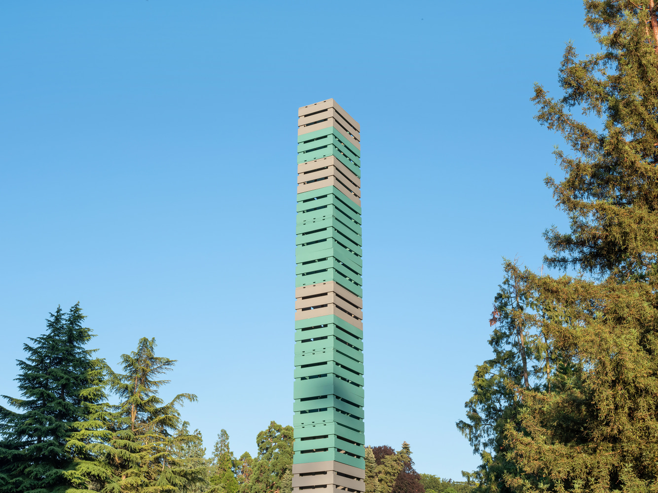 Installation view of sculpture by Valentin Carron