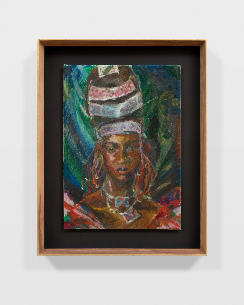 Makazi: Fever Dream&amp;nbsp;
2021
Oil stick and pastel on canvas board
Sheet 34.5 x 25 cm / 13 5/8 x 9 3/4 in
Frame 46 x 36 cm / 18 1/8 x 14 1/8 in
RUGA 50120