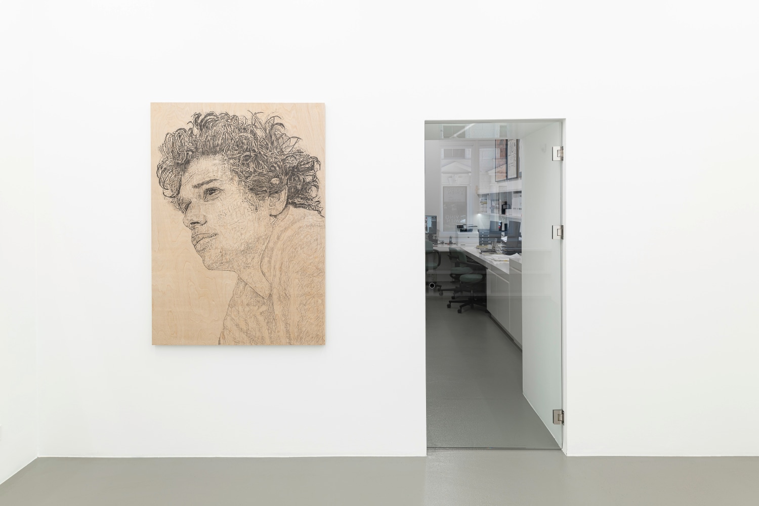 Installation view, Zeichnungen und Drucke / Drawings and Prints, Galerie Eva Presenhuber, Vienna, 2025