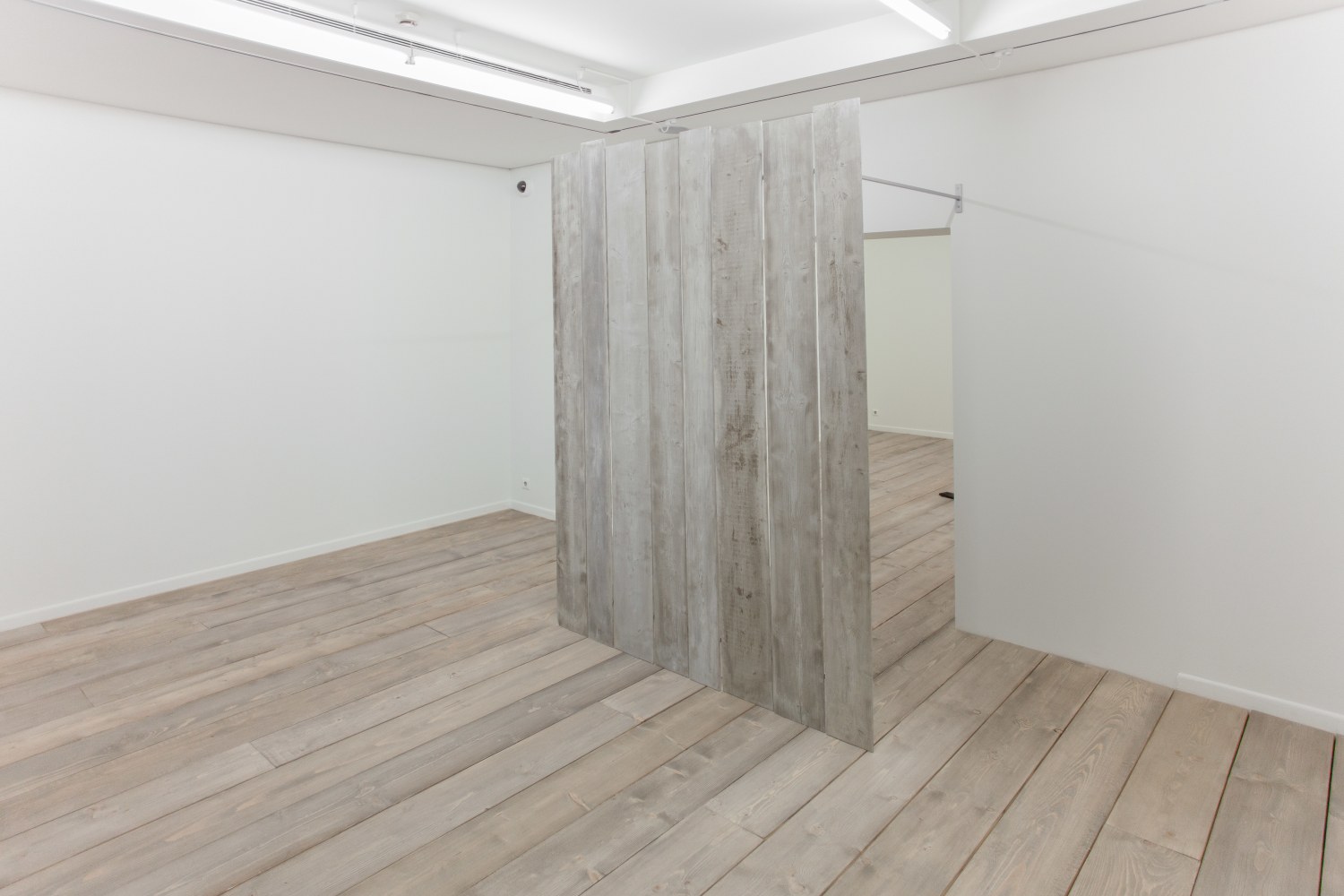 Installation view of sculptures by Ugo Rondinone