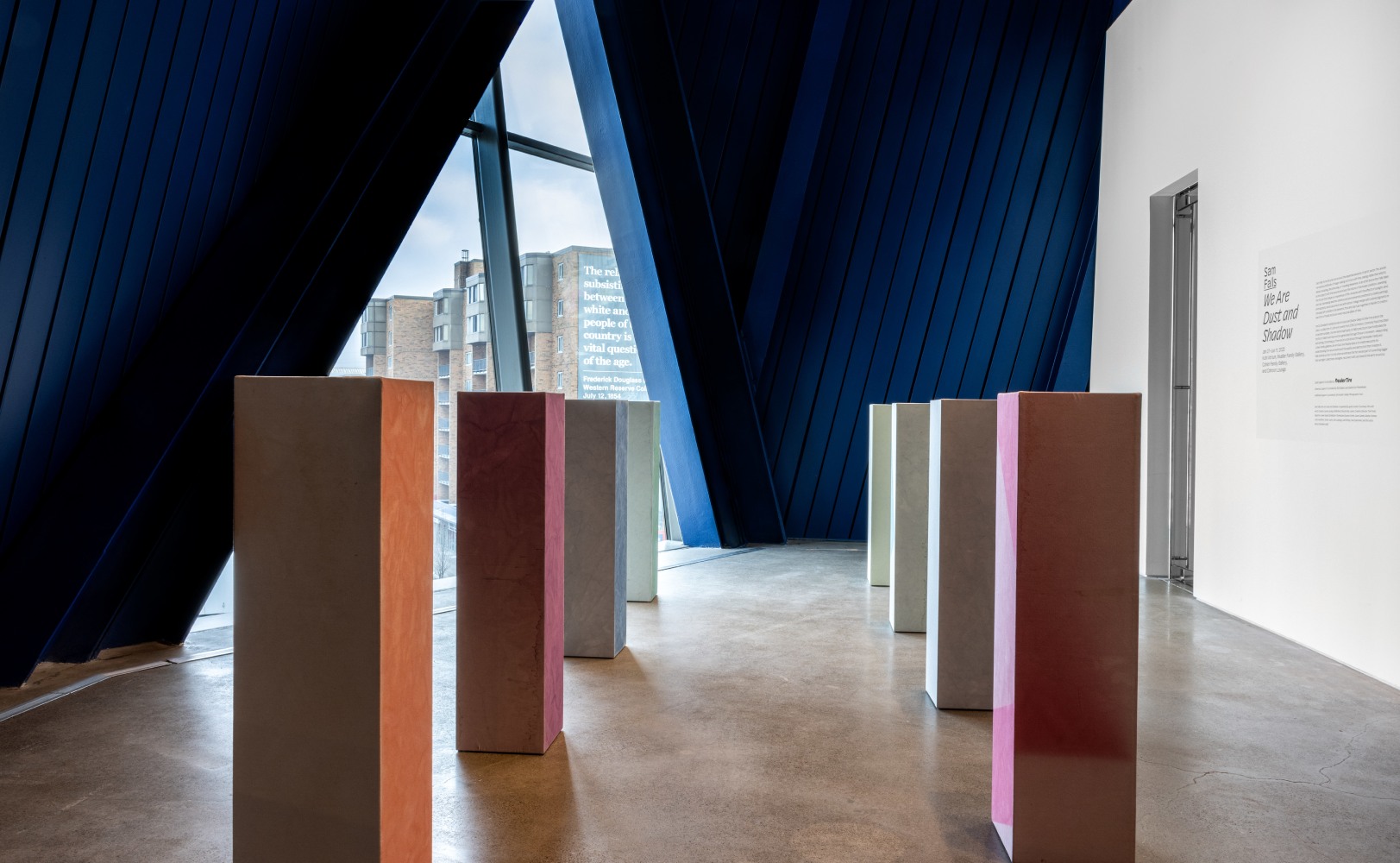 installation view sam falls cleveland