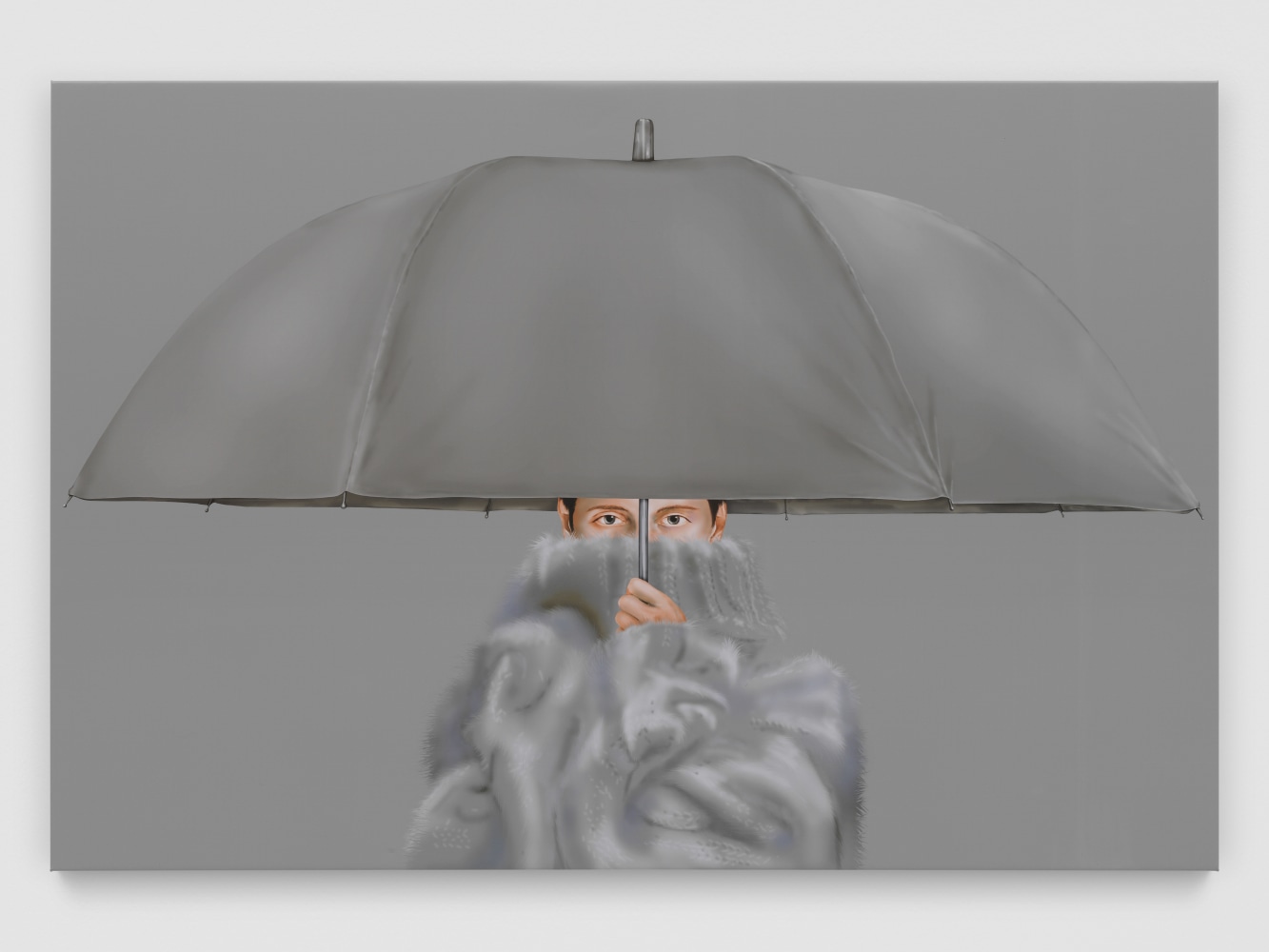 Greyout

2024

Nail polish, ink on PVC

115 x 170 cm / 45 1/4 x 66 7/8 in

&amp;copy; Louisa Gagliardi