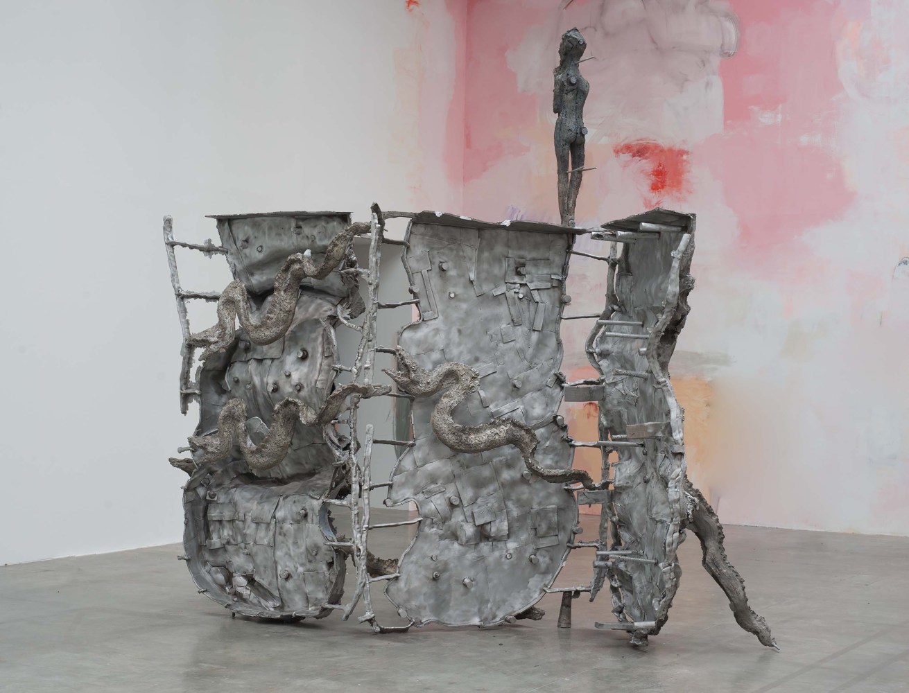 Installation view of sculptures by Jean-Marie Appriou