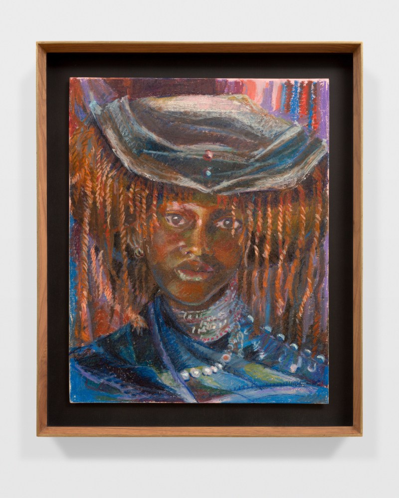 Pastel drawing by Athi-Patra Ruga